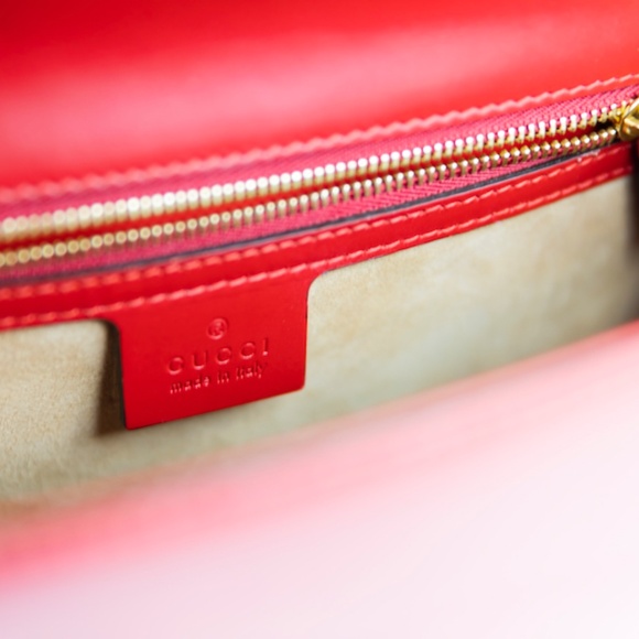 ❌SOLD❌Gucci Medium Sylvie Bag Red - Picture 10 of 13